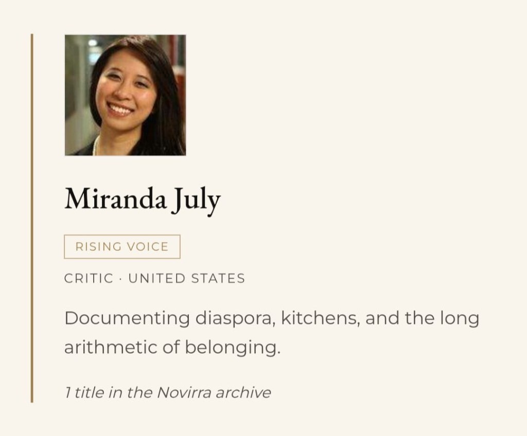 Not Miranda July